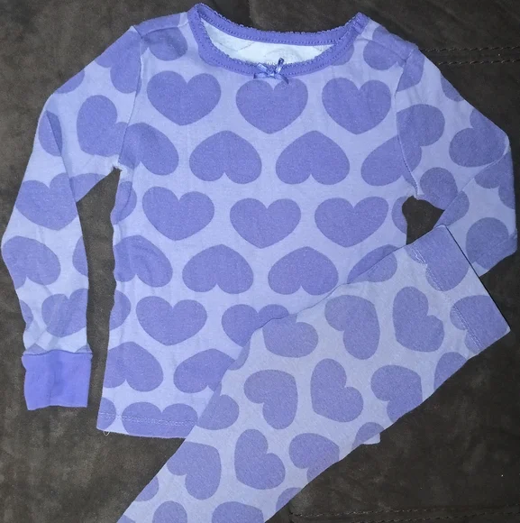 Purple heart Pajamas - Picture 1 of 2